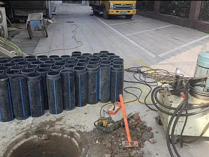 毛道乡PE置换管厂家 DN315置换管 非开挖管短管置换